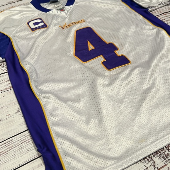 Minnesota Vikings Brett Farve NFL Reebok on field jersey. Size 50(large) 1 star - Picture 5 of 7